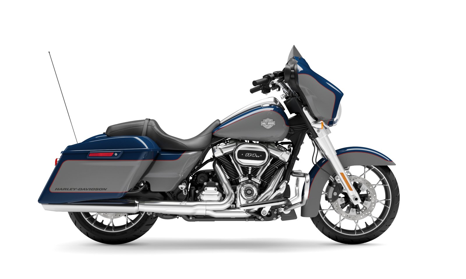 sinister blue harley davidson